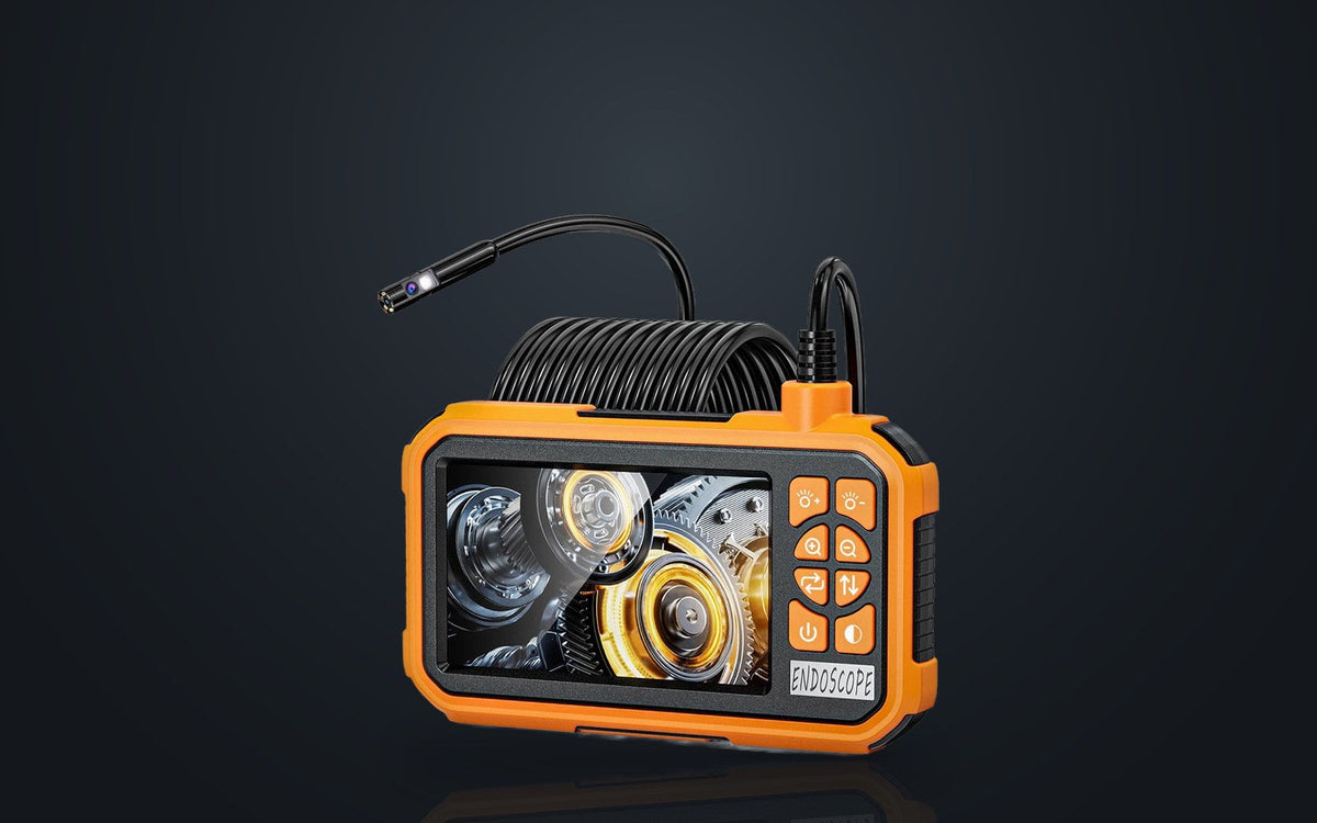 Endoscope d'inspection sur fond graphite